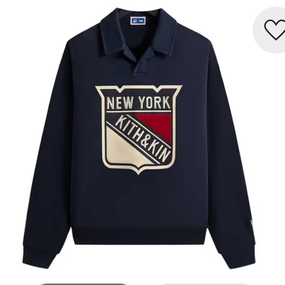 Kith Vintage Rugby Navy Sweatshirt